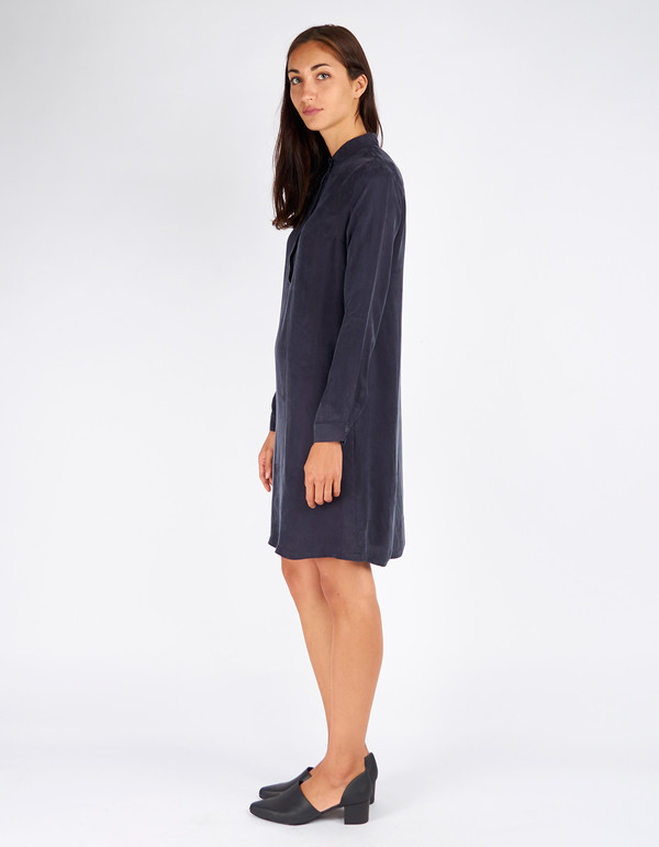 Just Female Gala Long Shirt Dress Dress Blue Just Female Gala Long Shirt Dress Dress Blue