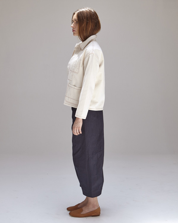 Caron Callahan Krasner Jacket in Ivory Caron Callahan Krasner Jacket in Ivory