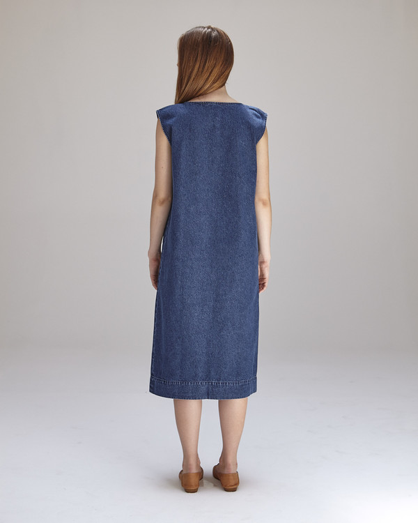 Ilana Kohn Lilly Dress in Denim Ilana Kohn Lilly Dress in Denim
