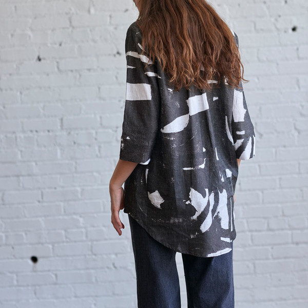Language of the Birds Nehru Tunic Westbeth Language of the Birds Nehru Tunic Westbeth