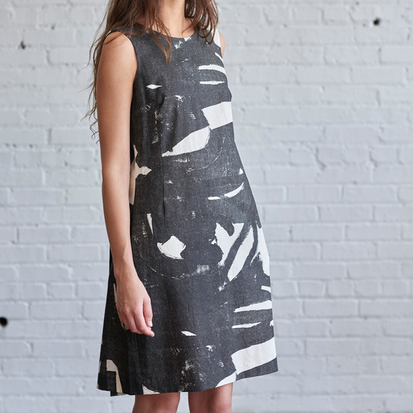 Language of the Birds Watteau Dress Westbeth Language of the Birds Watteau Dress Westbeth
