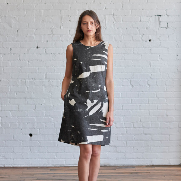 Language of the Birds Watteau Dress Westbeth Language of the Birds Watteau Dress Westbeth