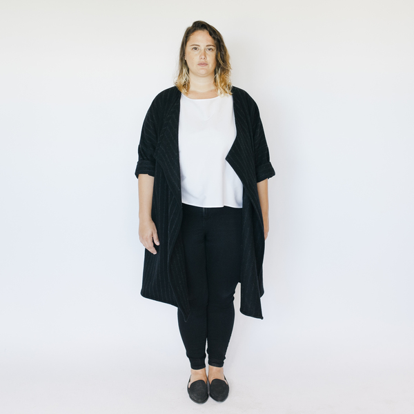 HDH Plus: Striped Tara Jacket HDH Plus: Striped Tara Jacket