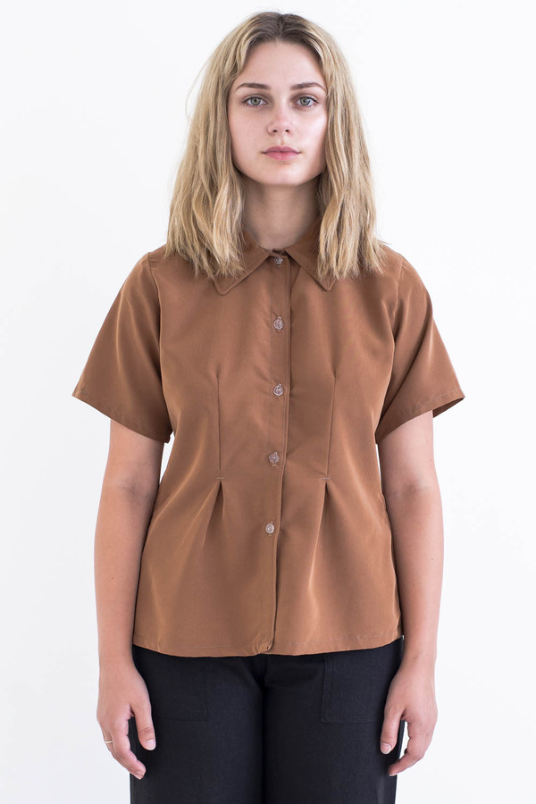 REIFhaus Gather Blouse in Sienna REIFhaus Gather Blouse in Sienna