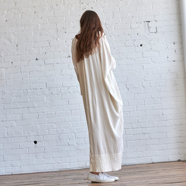 Black Crane Kaftan Dress Black Crane Kaftan Dress