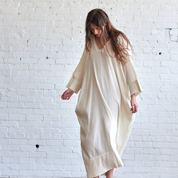 Black Crane Kaftan Dress Black Crane Kaftan Dress