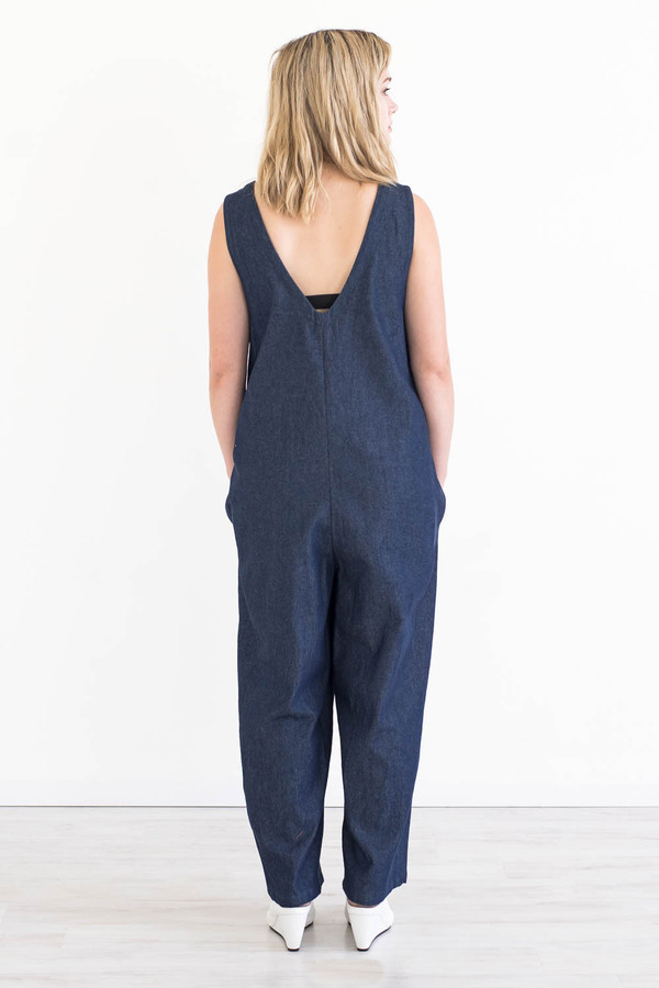 REIFhaus Lou Jumpsuit in Indigo Denim REIFhaus Lou Jumpsuit in Indigo Denim