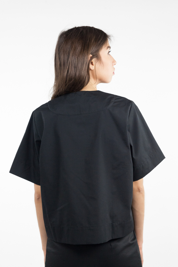 Toit Volant Voila Tie Top - Black Toit Volant Voila Tie Top - Black
