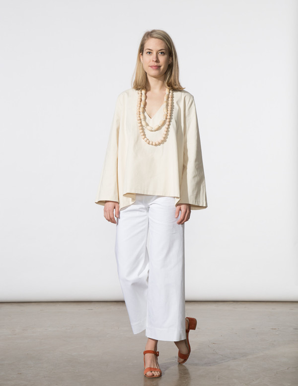 SBJ Austin Pamela Top - Black Japanese Woven SBJ Austin Pamela Top - Black Japanese Woven