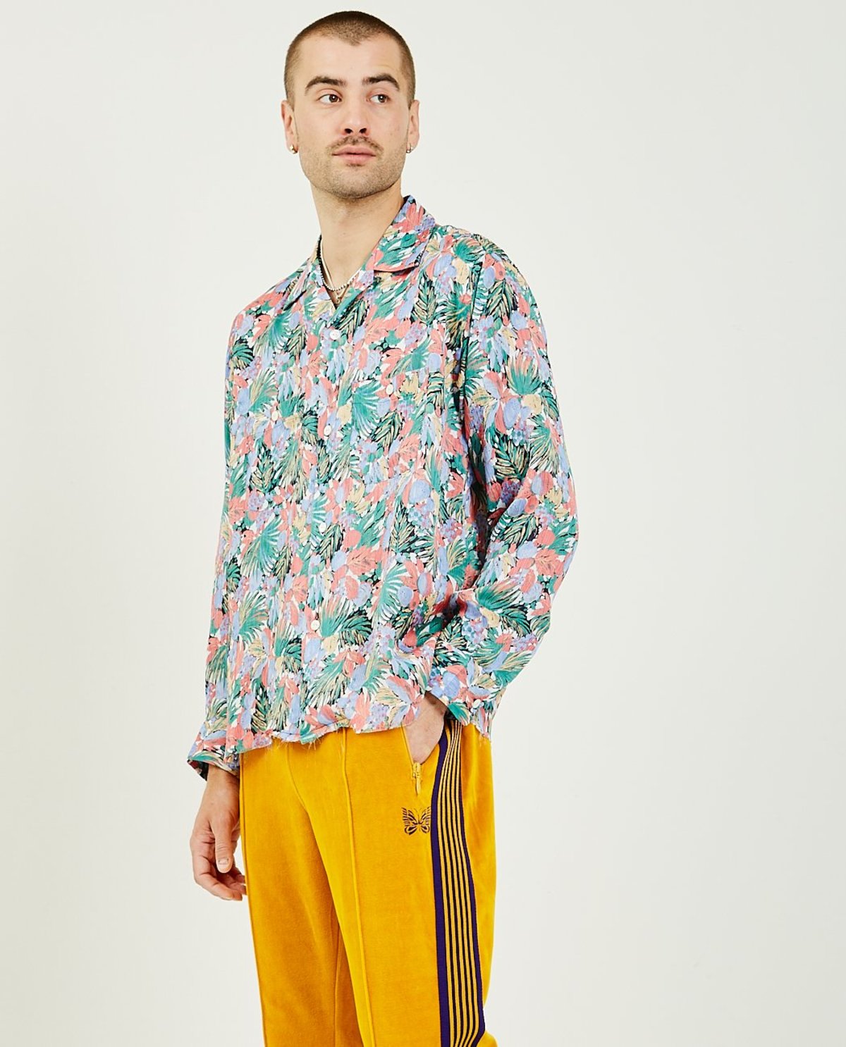Needles Cut-Off Bottom One-Up Shirt 