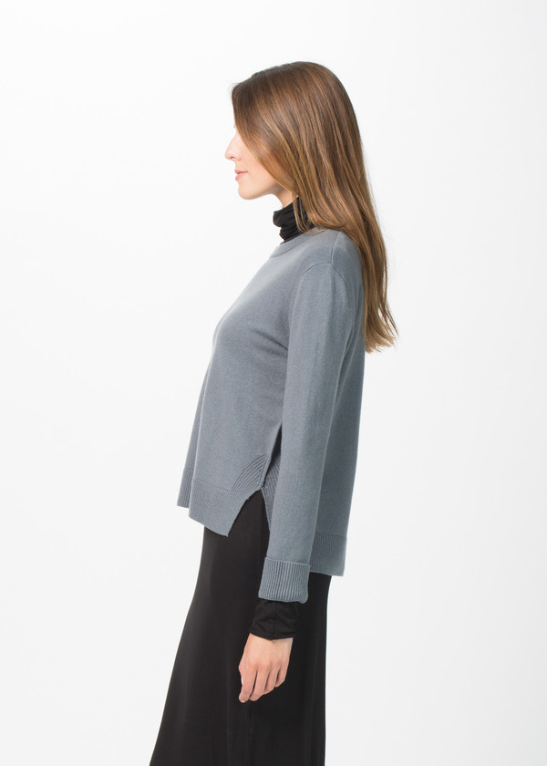 Organic by John Patrick Merino Blend Crop Pullover Organic by John Patrick Merino Blend Crop Pullover