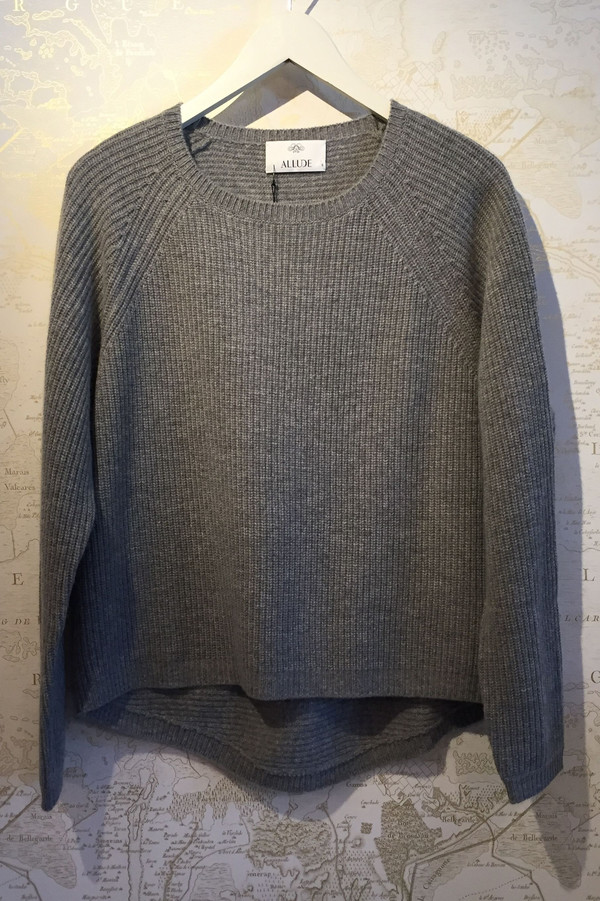 Allude Ribbed cashmere sweater Allude Ribbed cashmere sweater