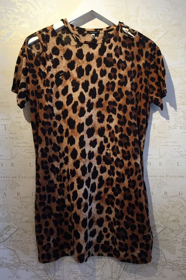 R13 Distressed leopard dress R13 Distressed leopard dress