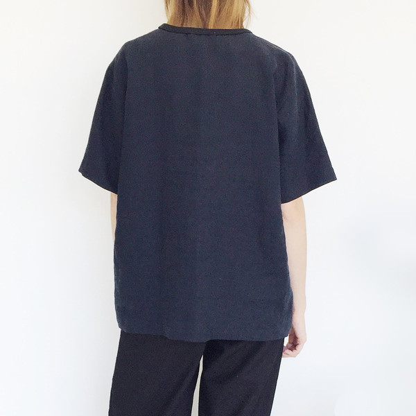 Johan b Navy Linen T-shirt Johan b Navy Linen T-shirt