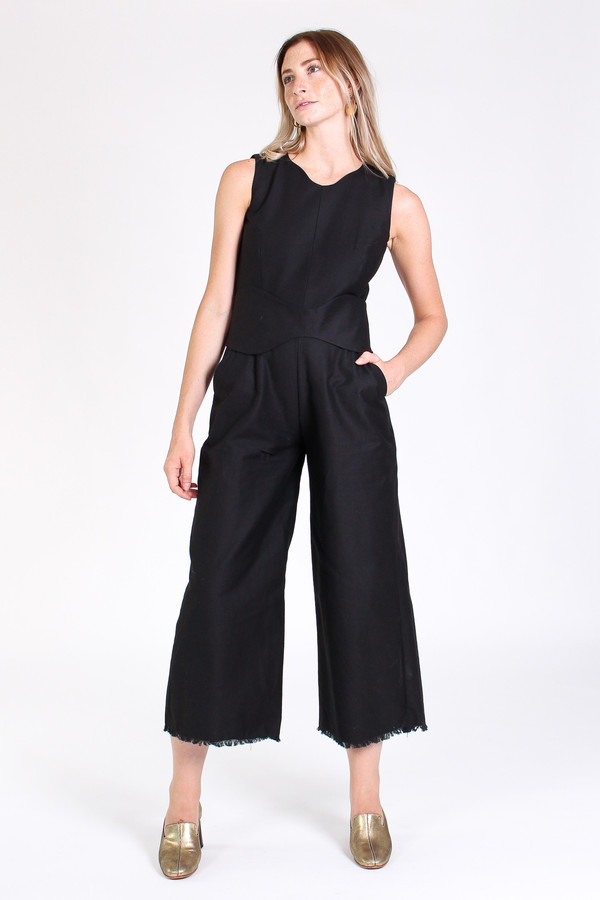 Delfina Balda Atenea jumpsuit in black Delfina Balda Atenea jumpsuit in black