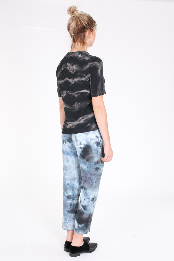 Raquel Allegra Boxy tee in black Raquel Allegra Boxy tee in black