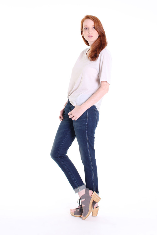 Raquel Allegra Boxy tee in dirty white Raquel Allegra Boxy tee in dirty white