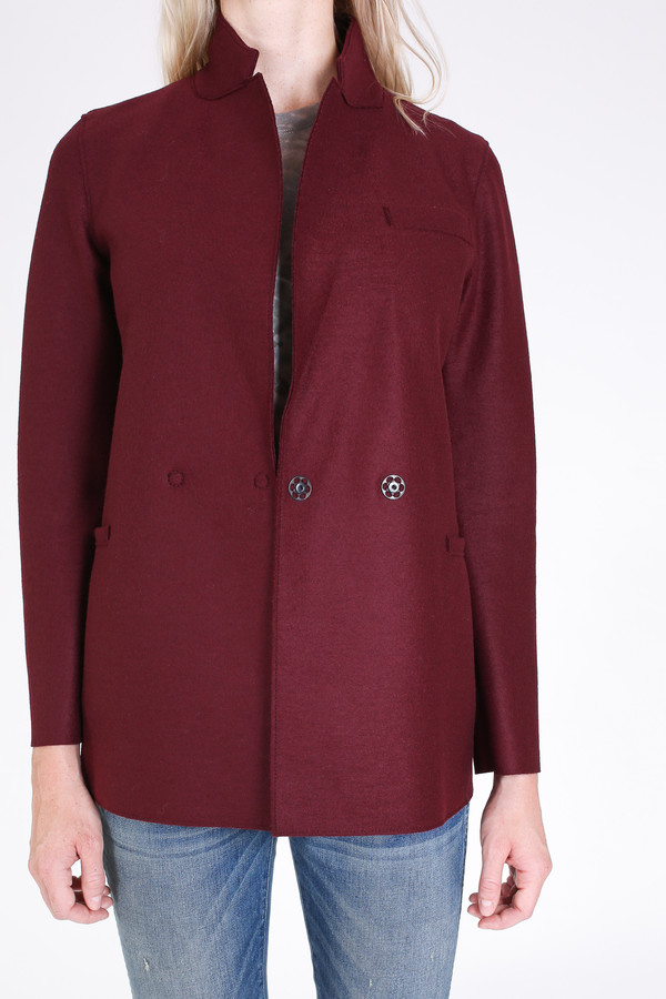 Harris Wharf London Double breasted blazer in cinabre Harris Wharf London Double breasted blazer in cinabre