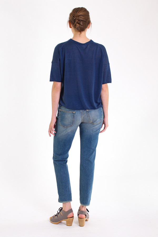 Evam Eva French pullover in Blue Evam Eva French pullover in Blue