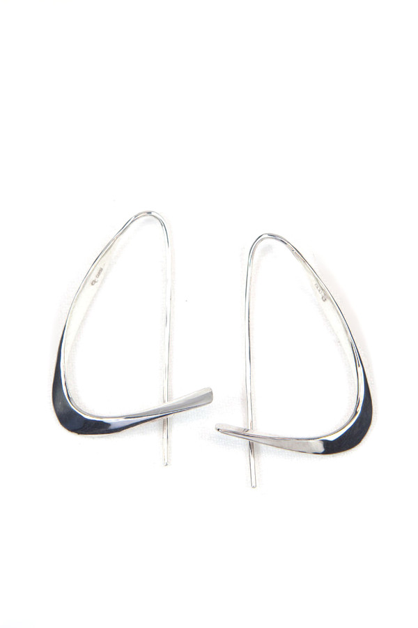 Emily Triplett Lark earrings in silver Emily Triplett Lark earrings in silver