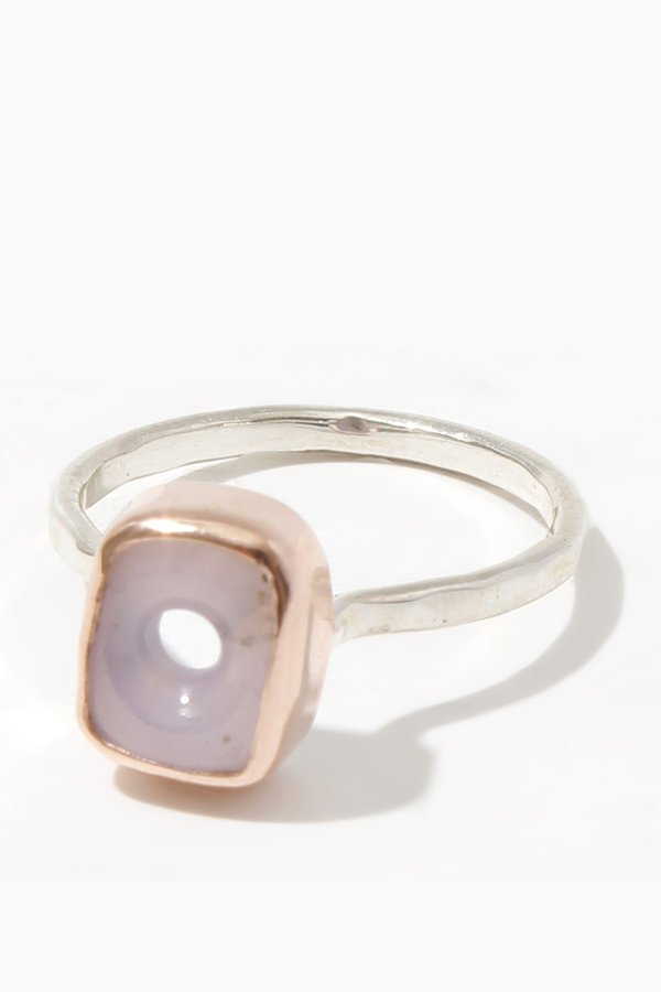 Melissa Joy Manning Limited edition lavender chalcedony ring Melissa Joy Manning Limited edition lavender chalcedony ring
