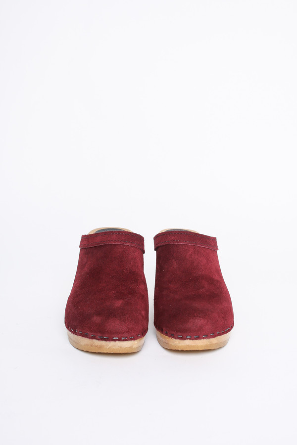 No.6 Store Clogs Old school clog in burgundy No.6 Store Clogs Old school clog in burgundy