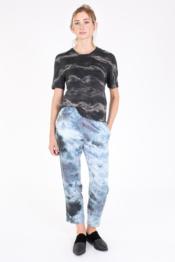 Raquel Allegra Relaxed pant in midnight Raquel Allegra Relaxed pant in midnight