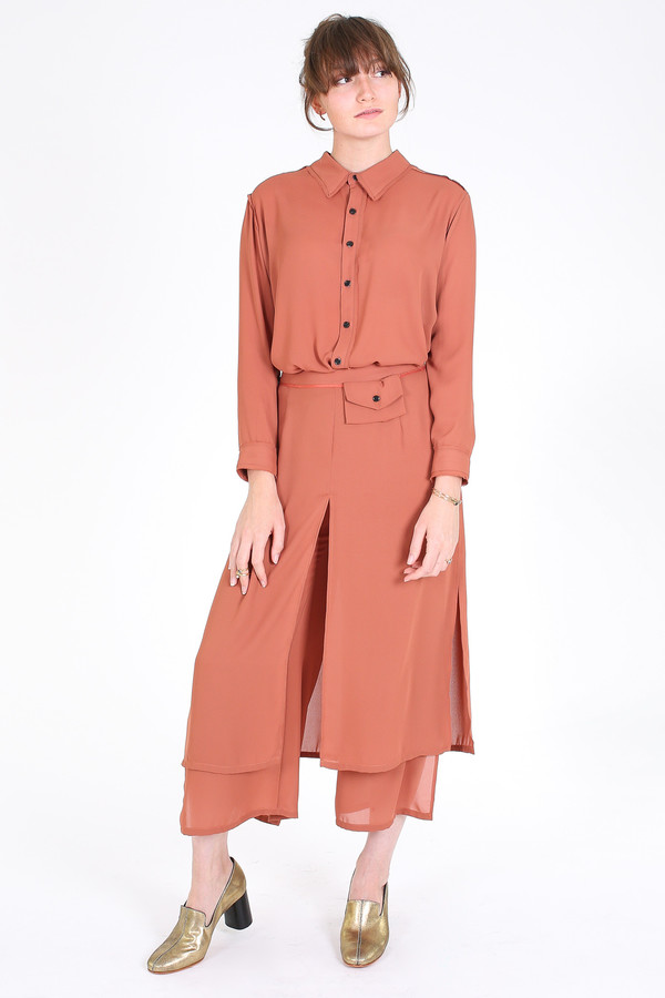 Rachel Comey Rider shirt in clay Rachel Comey Rider shirt in clay