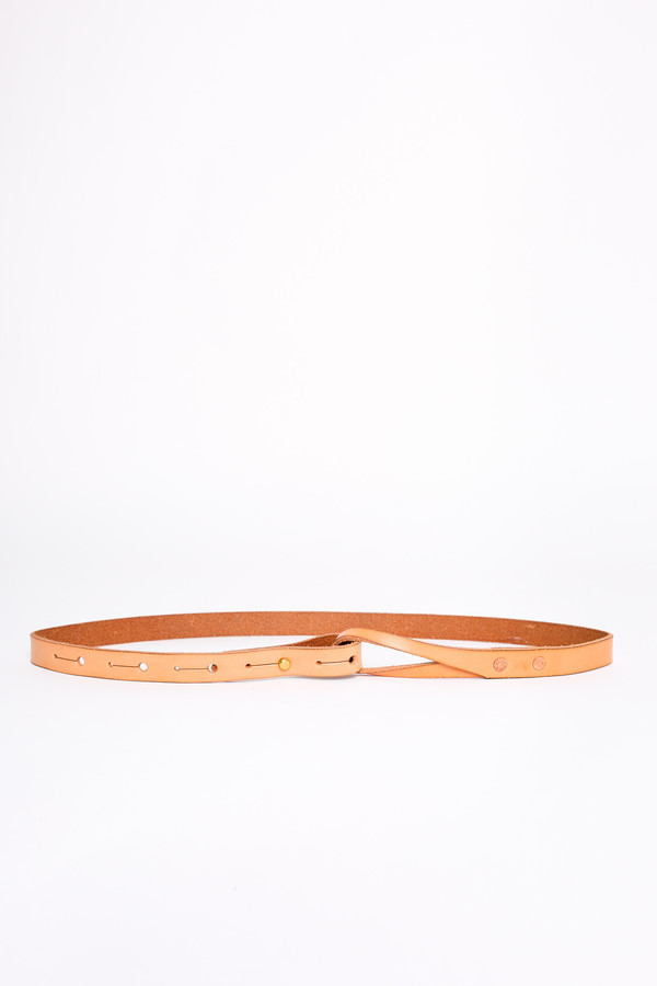Map of Days Skinny loop belt in natural Map of Days Skinny loop belt in natural