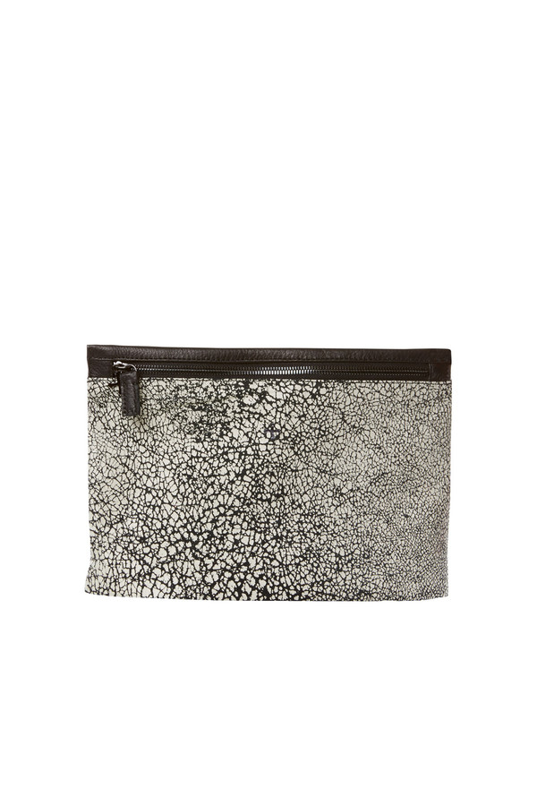 Marie Turnor Slider clutch in crackle Marie Turnor Slider clutch in crackle