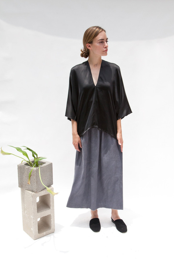 Miranda Bennett Muse Top - Silk Charmeuse Miranda Bennett Muse Top - Silk Charmeuse