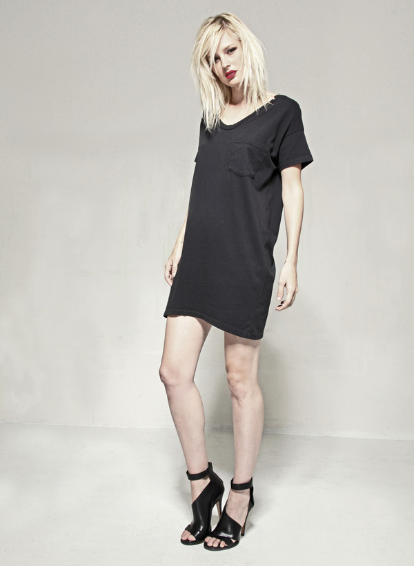 Skargorn #60 Tee Dress, Black Wash Skargorn #60 Tee Dress, Black Wash