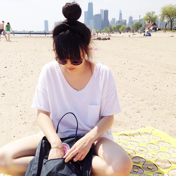 Skargorn #61 Short Sleeve Tee, Cream Marine Lines Skargorn #61 Short Sleeve Tee, Cream Marine Lines