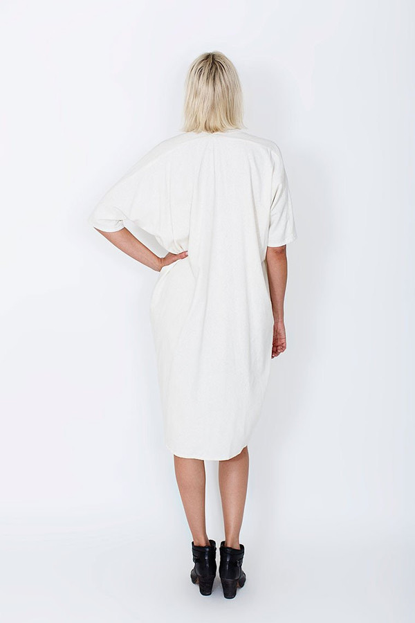 Miranda Bennett Muse Dress, Oversized, Natural Silk Noil Miranda Bennett Muse Dress, Oversized, Natural Silk Noil