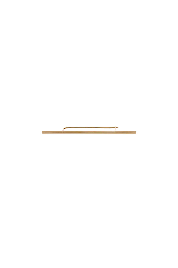 Knobbly Studio Slender Hexagonal Brooch, Gold Knobbly Studio Slender Hexagonal Brooch, Gold