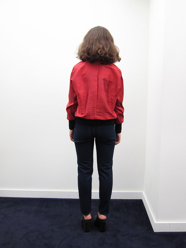 Alexa Stark Red Silk Bomber Alexa Stark Red Silk Bomber