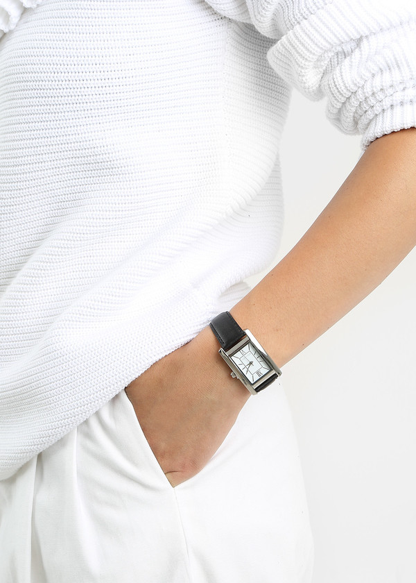 Berg + Betts Black and Silver Classic Watch Berg + Betts Black and Silver Classic Watch