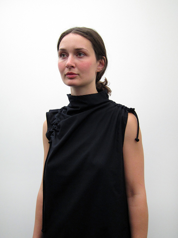 Kahle Cowl Neck Drawstring Dress Kahle Cowl Neck Drawstring Dress