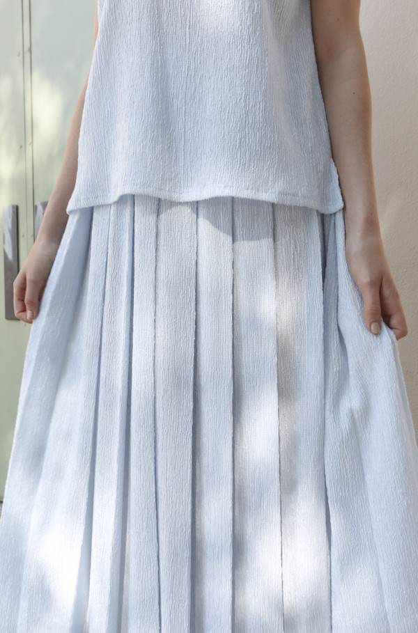 SVILU Pleated Skirt in Mist SVILU Pleated Skirt in Mist