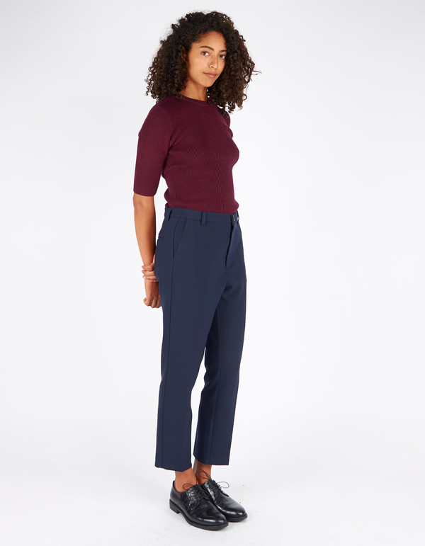 Ganni Harrison T-Shirt Cabernet Eclipse Melange Ganni Harrison T-Shirt Cabernet Eclipse Melange