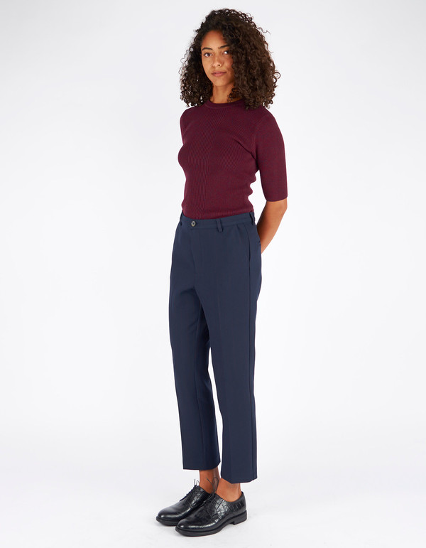 Ganni Moscow Tailor Pants Total Eclipse Ganni Moscow Tailor Pants Total Eclipse