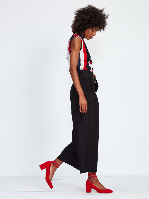 DELFINA BALDA BRUNA HORN BUCKLE PANT DELFINA BALDA BRUNA HORN BUCKLE PANT
