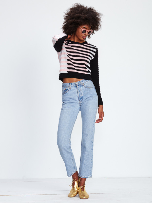 MILA ZOVKO NATALIA SWEATER / BLACK & PINK MILA ZOVKO NATALIA SWEATER / BLACK & PINK