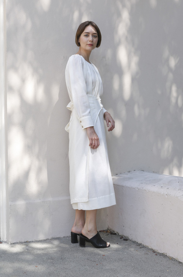 Caron Callahan Mathilda Dress in Ivory Caron Callahan Mathilda Dress in Ivory