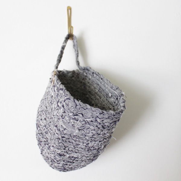 Susan Conner New York Braided Remnant Basket Susan Conner New York Braided Remnant Basket