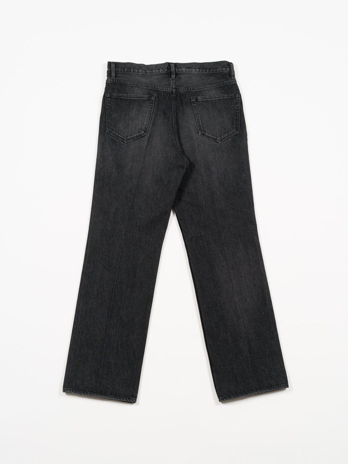 auralee washed hard twist denim 5p pants