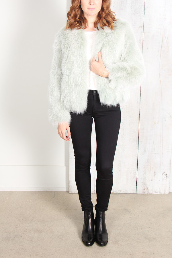 SPRUNG JUDY FOX FUR JACKET SPRUNG JUDY FOX FUR JACKET