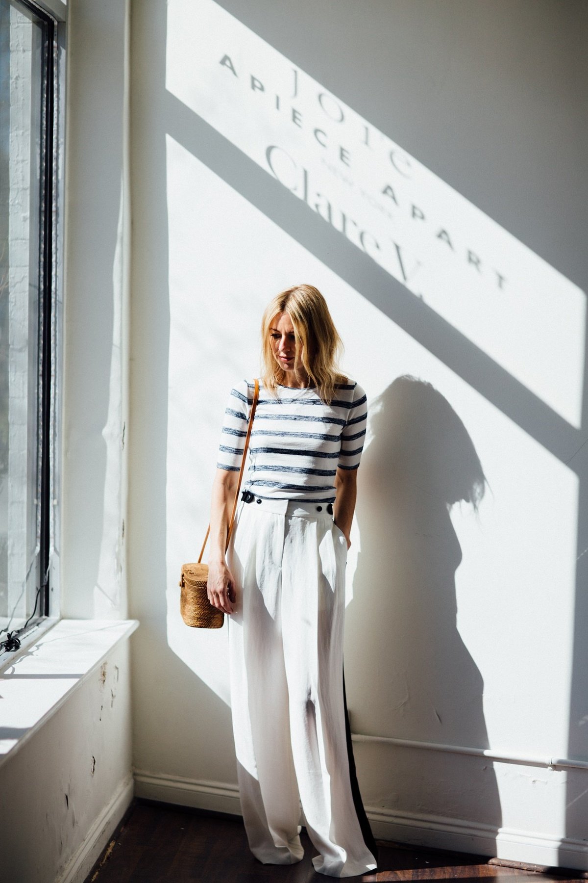 Bone Luca Pants - Marshmallow | Garmentory