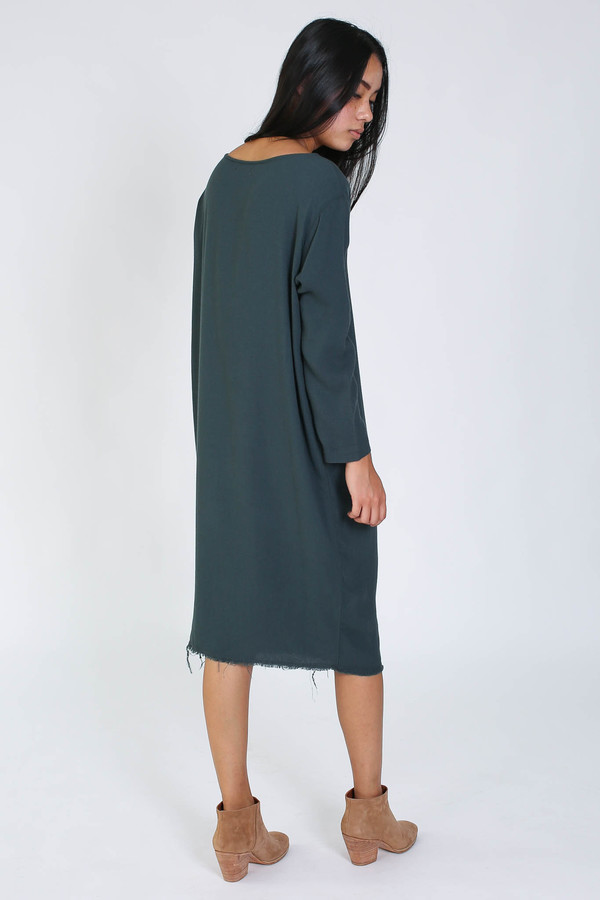 Black Crane Slim dress in dark shadow Black Crane Slim dress in dark shadow