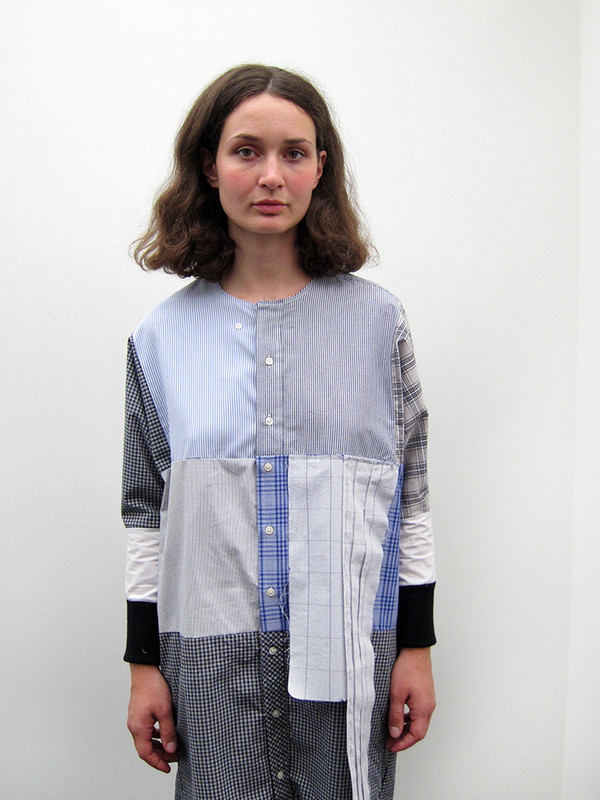Alexa Stark Repurposed MultiPlaid Shirt Dress Alexa Stark Repurposed MultiPlaid Shirt Dress
